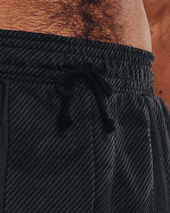 Pantalón corto de tejido Terry grueso Project Rock para hombre, Black, pdpMainDesktop image number 3